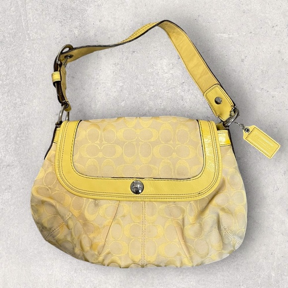 Coach Bags Yellow Coach Bag Poshmark
